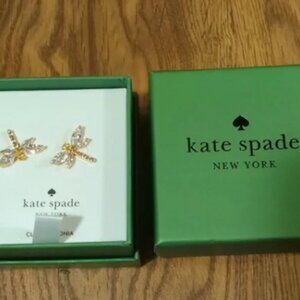 KATE SPADE GREENHOUSE DRAGONFLY STUD EARRINGS BNIB 🆕SHIPS  FAST📦⌚🏃🏻💨🚚